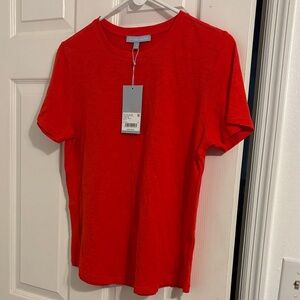 ANTONIO MELANI Vibrant Red Short Sleeve Tee